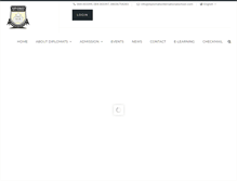 Tablet Screenshot of diplomatsinternationalschool.com